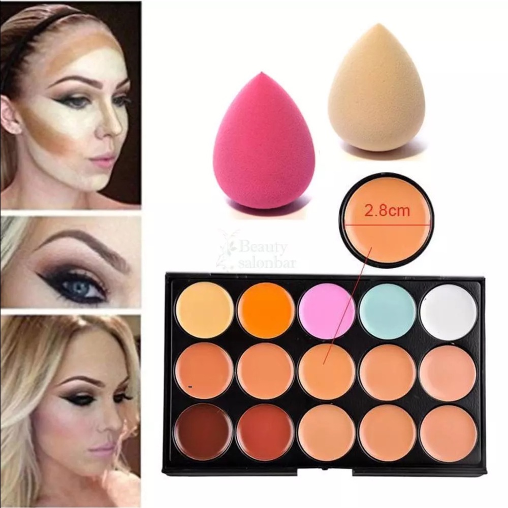 New Concealer Palette And 2Sponges